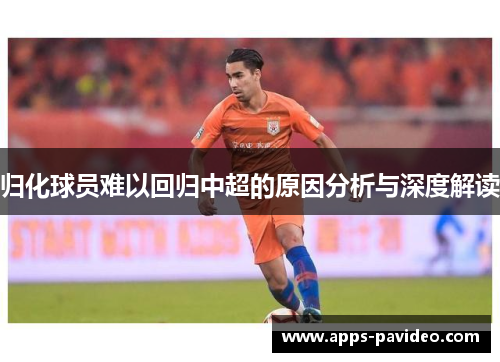 归化球员难以回归中超的原因分析与深度解读 归化球员难以回归中超的原因分析与深度解读