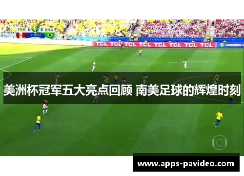 美洲杯冠军五大亮点回顾 南美足球的辉煌时刻 美洲杯冠军五大亮点回顾 南美足球的辉煌时刻